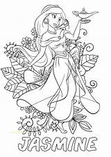 Princess Jasmine Coloring Page Free  Subeloa11 sketch template