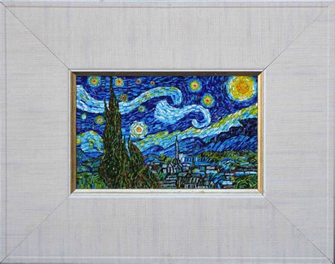 The Starry Night Mosaic Art Reproduction - World Of Mosaics