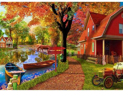 Jigsaw Puzzles for Adults 1000 Piece Puzzle for Adults 1000 Pieces Puzzle 1000 Pieces-Autumn ...