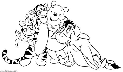 Winnie The Pooh And Tigger Coloring Pages - Coloring Home