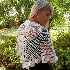 Elegant Crochet Flower Shawl | FaveCrafts.com