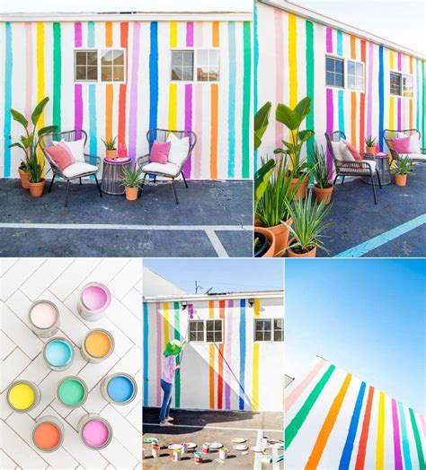 DIY Outdoor Wall Mural Ideas