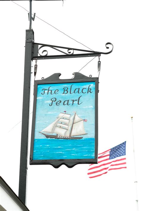 Newport Ri The Black Pearl Sign - Bash & Co.