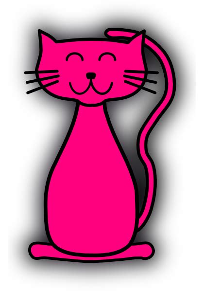 Free Pink Cat Cliparts, Download Free Pink Cat Cliparts png images ...