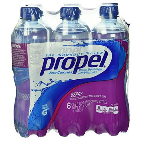 Propel Berry Water 500 ml 6 ct (Pack of 6) - Walmart.com - Walmart.com