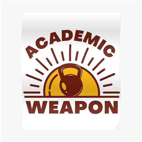 "Academic Weapon | Academic Weapon Meme | Academic Weapon Guy | Academic Weapon Meaning" Poster ...