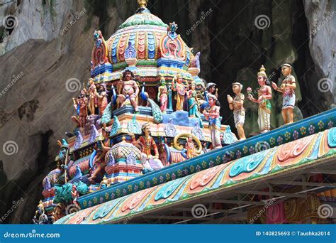 The Sculptures On The Hindu Temple Stock Photo | CartoonDealer.com ...