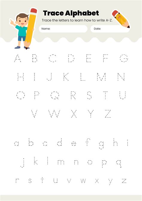 Alphabet Letter Templates To Trace - Printable Form, Templates and Letter