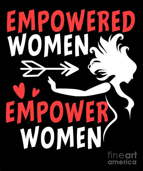 Empowered Women Empower Women Feminist Feminism Female Gift Digital Art ...