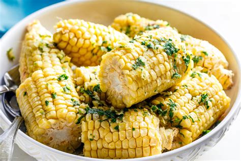 Baked Corn on the Cob Recipe – Baked Corn Recipe with Garlic Parmesan — Eatwell101