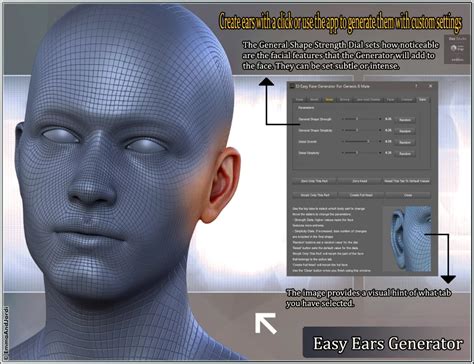 EJ Easy Face Generator For Genesis 8 Male(s) - DAZ 3D Models - 3D CG | Face generator, 3d model ...