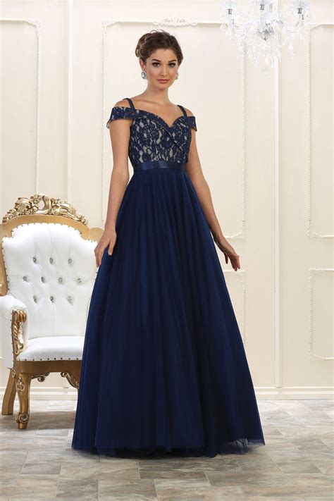 Cobalt Mac Duggal 55863 Long A Line Formal Prom Pleated Dress for $398. ...