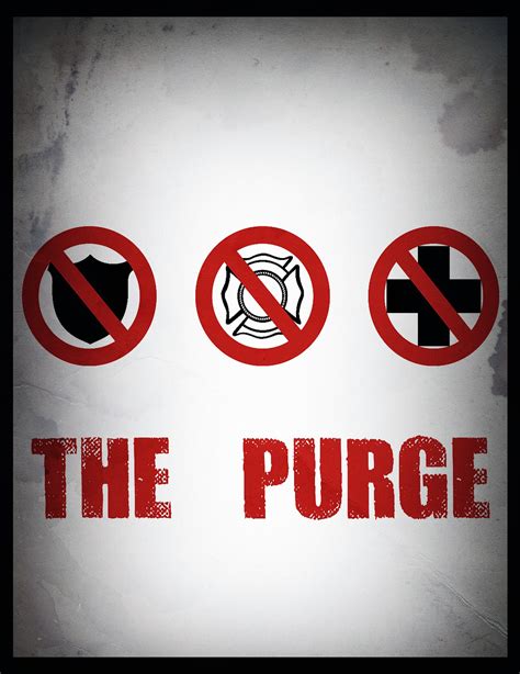 The Purge Minimalist Poster by MrAngryDog on DeviantArt