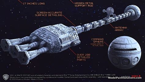 Moebius 1/350 XD-1 “Discovery One” from 2001: A Space Odyssey | Model Paint Solutions