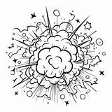 Drawing Explosion Smoke Effects Sketch Drawings Special Explosions  sketch template