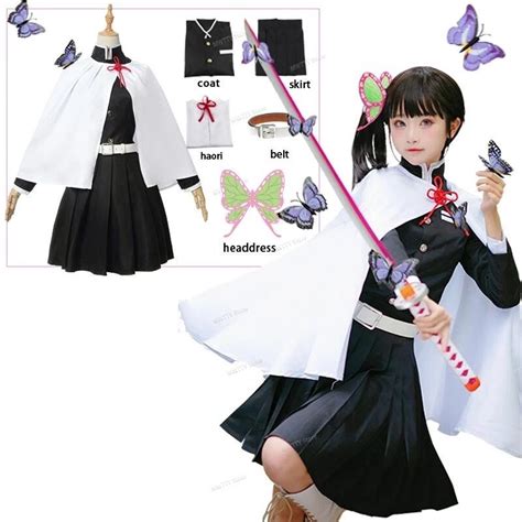 Demon Slayer Tsuyuri Kanao Costume Cosplay Halloween Party Anime, Hobbies & Toys, Collectibles ...