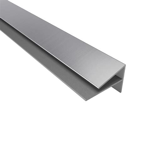 Fasade 4 ft. Large Profile Outside Corner Trim in Brushed Aluminum-178-08 - The Home Depot