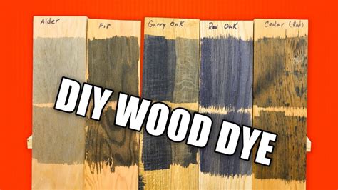 Save Money with DIY Wood Dye / Dyeing Wood Technique - YouTube