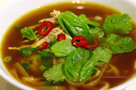 Vietnamese Chicken Pho Soup (Phở Gà) | My Weekend Kitchen