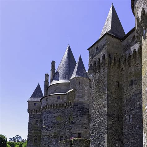 Chateau De Vitre - Medieval Castle in the Town of Vitre, France Stock Image - Image of antique ...