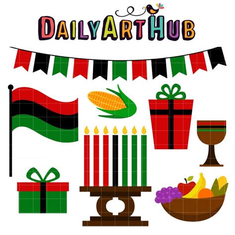 Happy Kwanzaa Clip Art Set – Daily Art Hub // Graphics, Alphabets & SVG