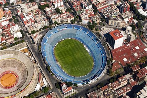 mexico city stadium aerial view cityscape panorama 18762198 Stock Photo ...