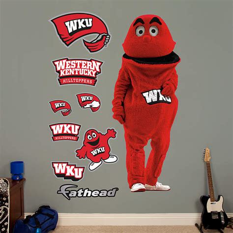 Western Kentucky Mascot - Big Red Wall Decal | Shop Fathead® for ...