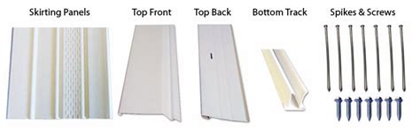 Vinyl Skirting Package for 14x70 Mobile Home Manufactured Housing