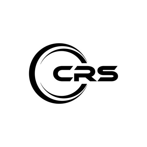 CRS letter logo design in illustration. Vector logo, calligraphy ...