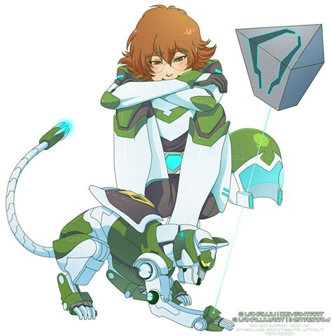 Pidge and her little Green Lion as a kitten with Rover from Voltron Legendary Defender | Voltron ...