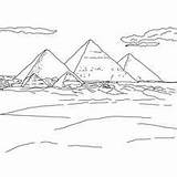 Pyramids coloring Pages  Hellokidscom sketch template