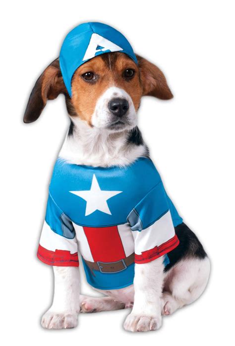 Marvel Legends Captain America Dog Costume Marvel, Superhero Costume ...