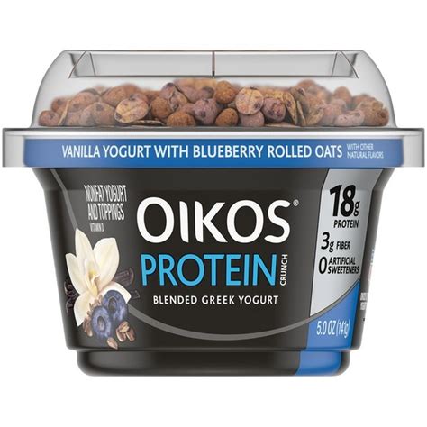 Oikos Protein Crunch Nonfat Vanilla Greek Yogurt (5 oz) - Instacart