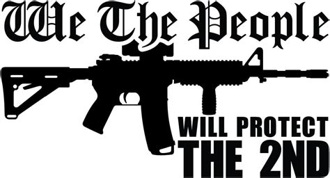 Amazon.com: BAMFdecals We The People AR15 Will Protect The 2nd ...