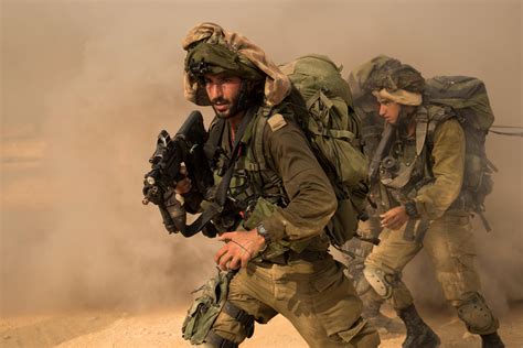 Second lieutenant of the Givati brigade's reconnaissance battalion (IDF) in exercise. Date and ...