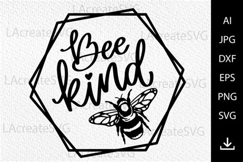 Bee kind shirt design svg file for cricut Bee Kind svg Craft Supplies & Tools Visual Arts etna ...