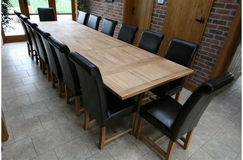 Top Furniture Ltd | Large dining room table, 12 seat dining table ...