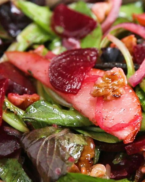 Beet And Pear Salad With Lemon Vinaigrette Recipe by Tasty ...