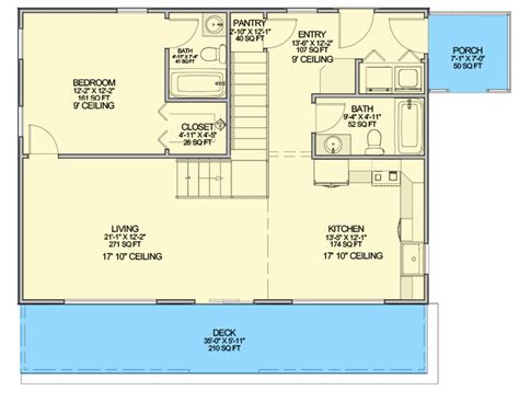 Cottage Style House Plan Beds Baths 1300 Sq/Ft Plan #430-40, 46% OFF