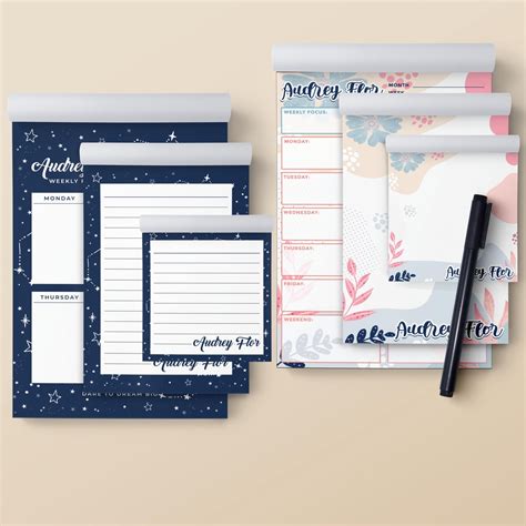 Personalized Weekly Planner Notepad Set | Shopee Philippines