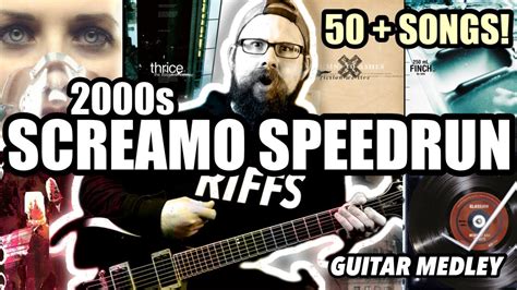 2000s SCREAMO SPEEDRUN | Guitar Riff Medley - YouTube