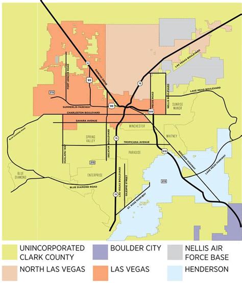 Las Vegas vs. Clark County: There are differences between living in ...