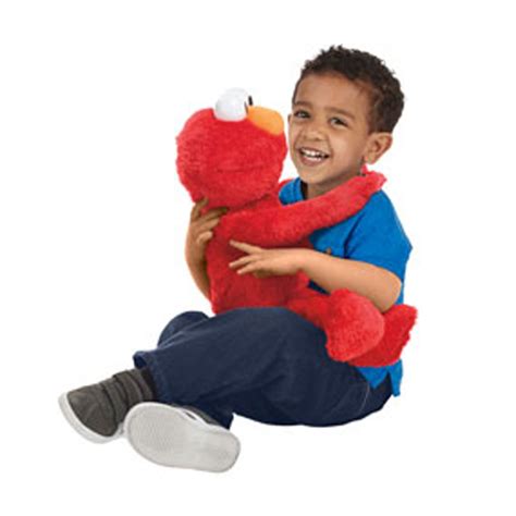 Amazon Com Playskool Sesame Street Big Hugs Elmo Plush Toys Games | My ...