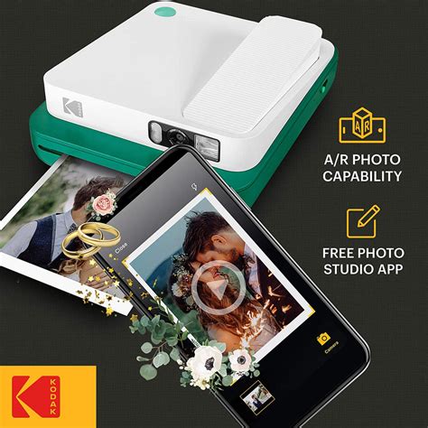 KODAK Classic Digital Instant Camera with Bluetooth (Green) Starter Ki