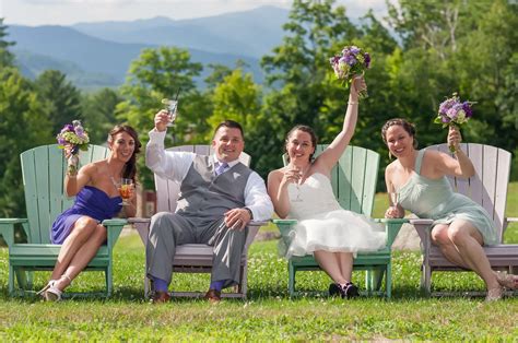 At Stonehurst Manor, the White Mountains provide a scenic backdrop for North Conway weddings ...