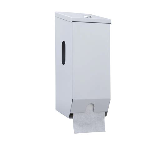 2 Roll Toilet Roll Dispenser (Metal) - Total Paper