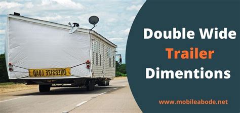 How Much Double Wide Trailer Size? [Sizes & Dimensions]