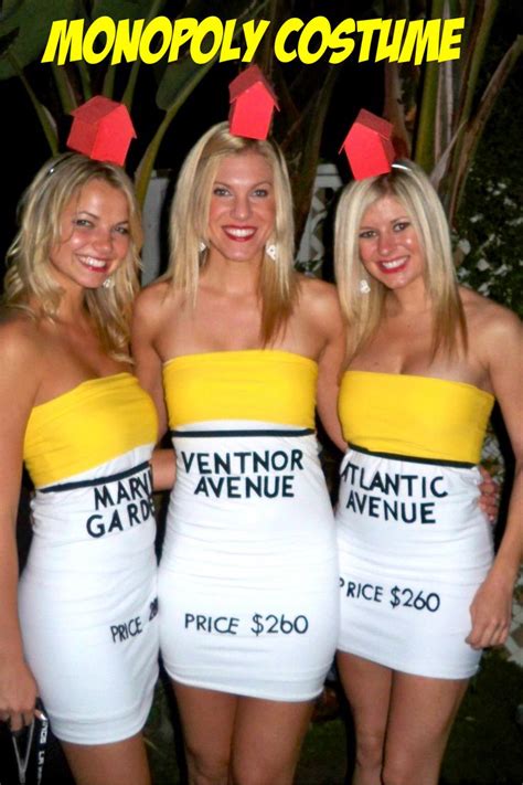 Monopoly Girl's Group Costume #halloweencostume #girlscostume #groupcostume … | Group halloween ...