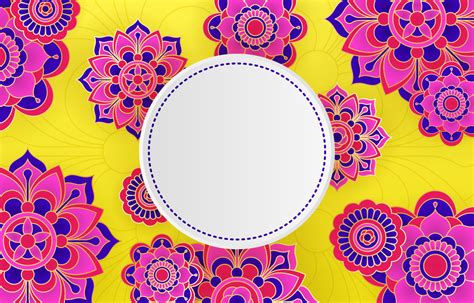 Rangoli Diwali Background 12337368 Vector Art at Vecteezy