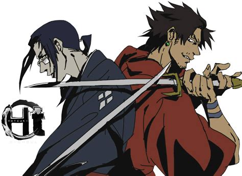 Mugen and Jin (Samurai Champloo) - Render by D4rkawaii on DeviantArt